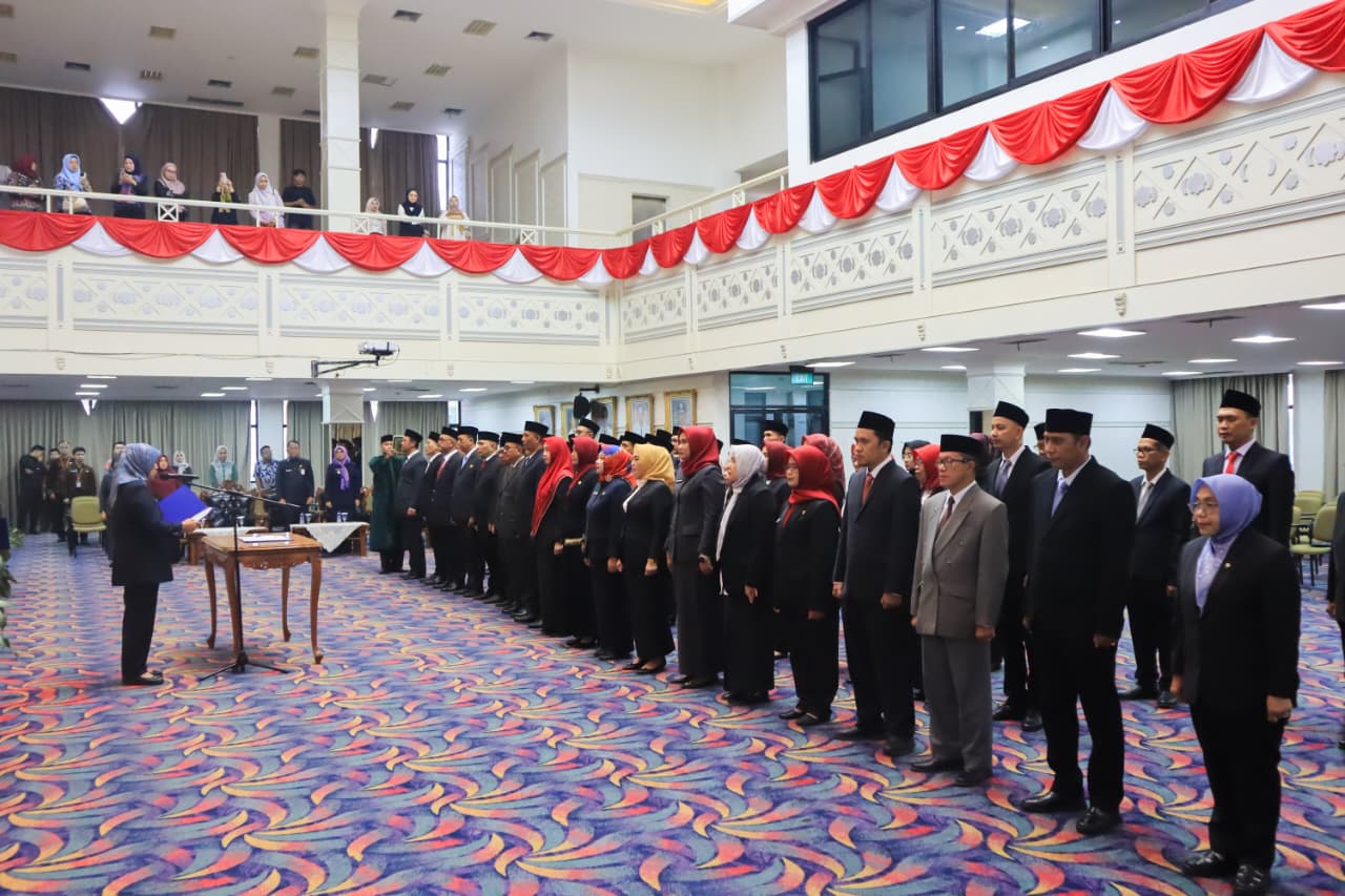 Gubernur Lampung Lantik Pejabat Administrator, Pengawas, dan Fungsional: Integritas Jadi Kunci Utama
